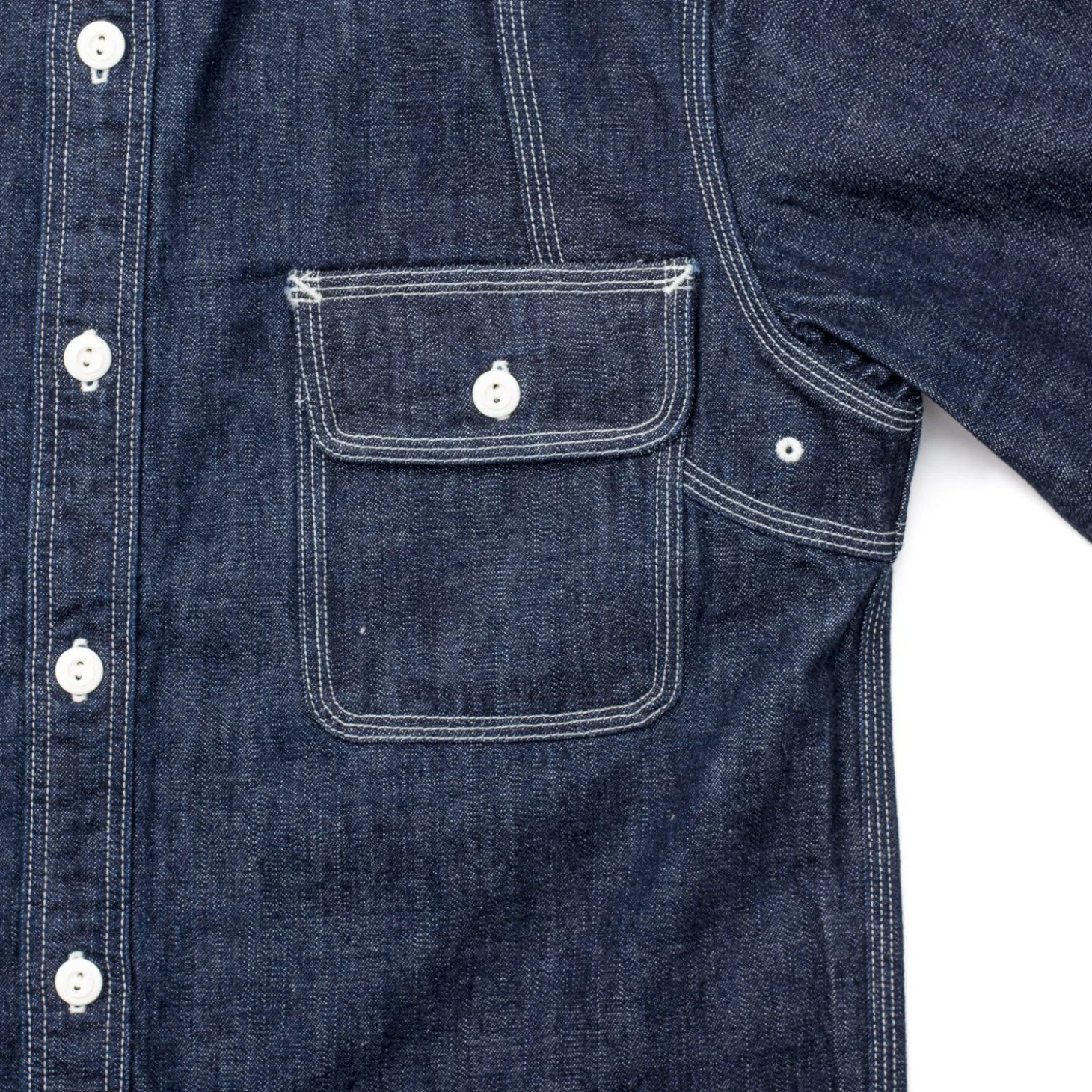 Pherrow's 770WS Chambray Shirt Denim