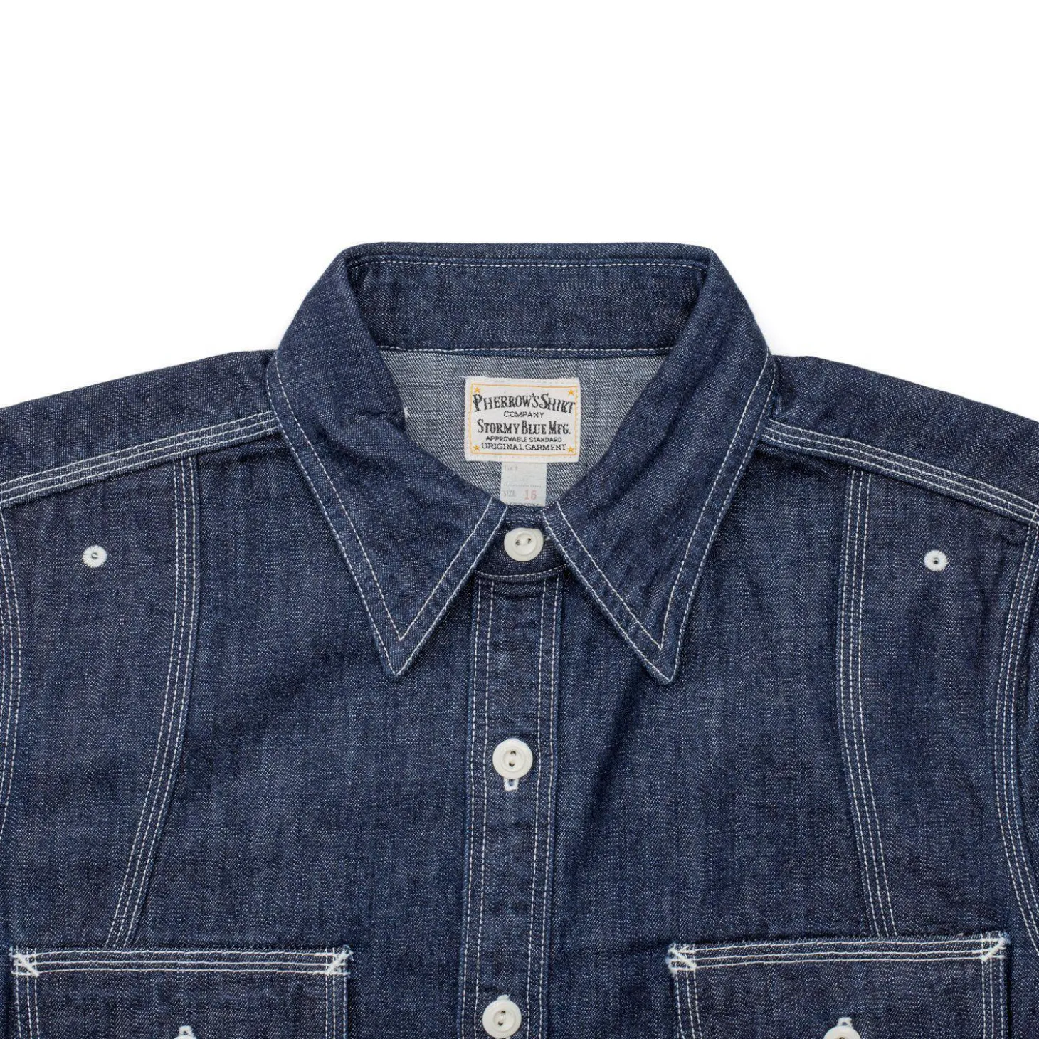 Pherrow's 770WS Chambray Shirt Denim