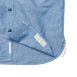 Pherrow's 770WS Chambray Shirt Blue