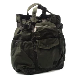 Porter Yoshida & Co Crag 2Way Rucksack Khaki
