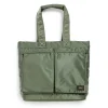 Porter Yoshida & Co Tanker Tote Bag Sage Green