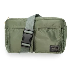 Porter Yoshida & Co Tanker Waist Bag Sage Green