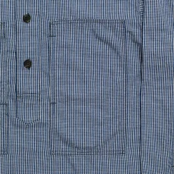 Post Overalls Army Shirt Indigo Check