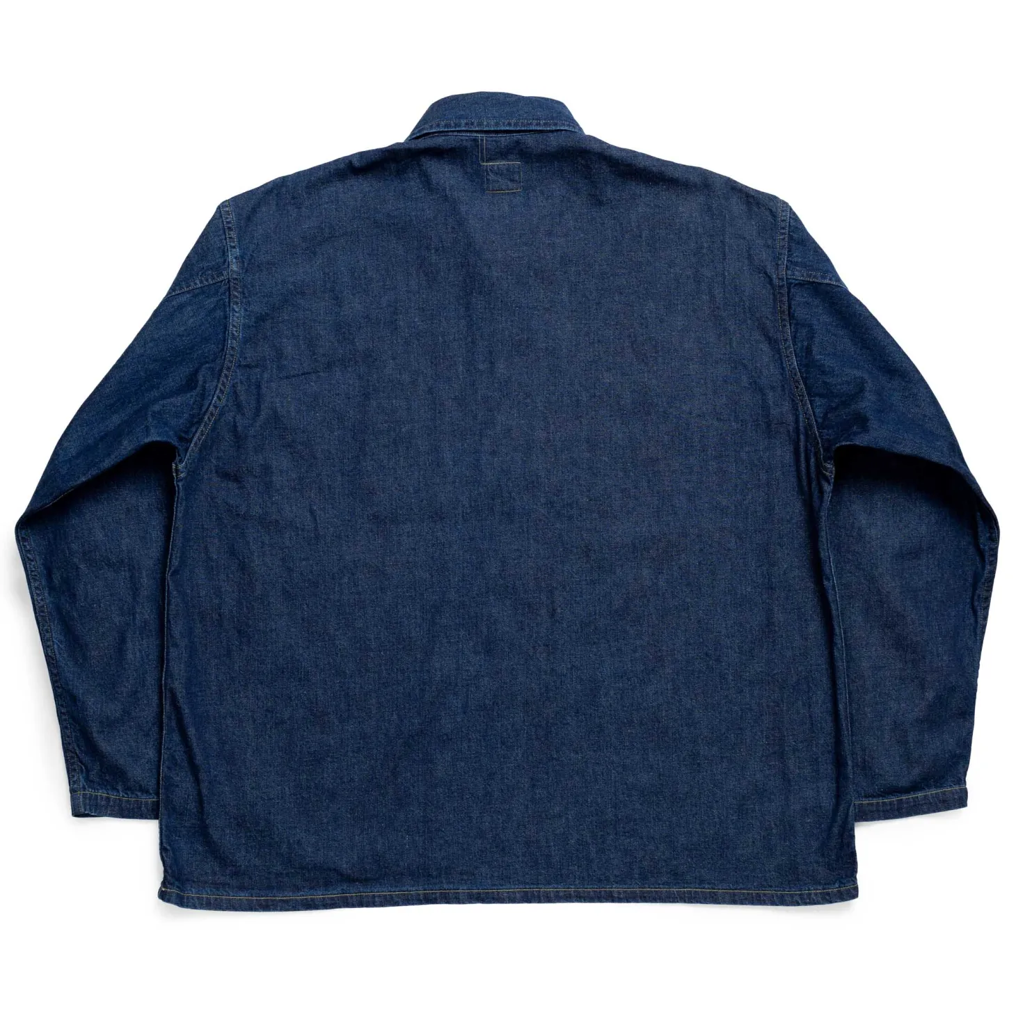 Post Overalls Army Shirt Blue Denim