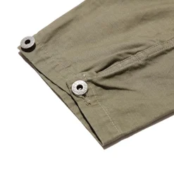 Post Overalls Army Shirt Vintage Sateen Olive