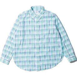 Post Overalls BD2 IKAT Madras Shirt Peppermint