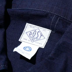 Post Overalls BDU-R Cotton Ripstop Jacket Indigo