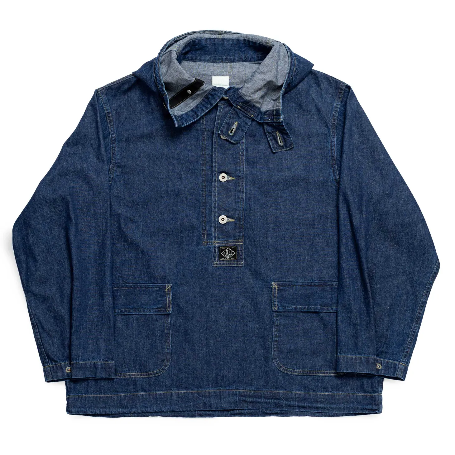 Post Overalls Navy Parka Indigo