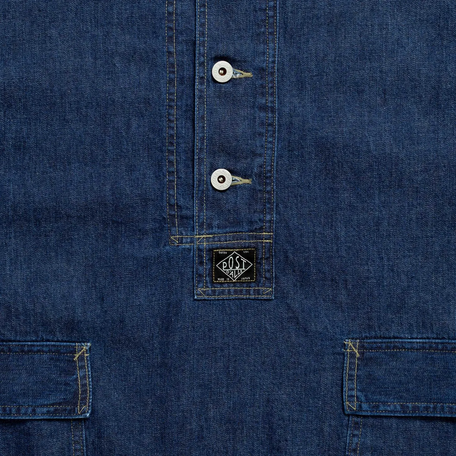 Post Overalls Navy Parka Indigo