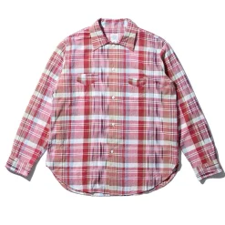 Post Overalls Neutra 3 Madras Shirt Red
