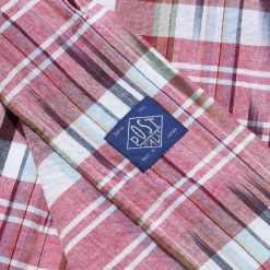 Post Overalls Neutra 3 Madras Shirt Red