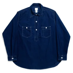 Post Overalls No.2 Shirt Cotton Cords Indigo