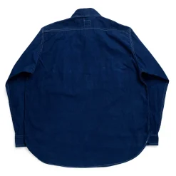 Post Overalls No.2 Shirt Cotton Cords Indigo