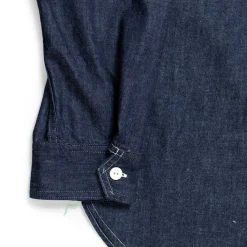 Post Overalls No.2 Shirt Light Denim Indigo