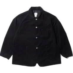 Post Overalls Post 44 Summer Corduroy Jacket Black