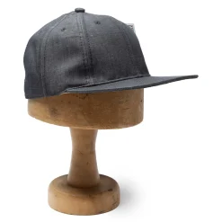 Poten Baseball Cap Poten Cotton/Linen Chambray Baseball Cap Black