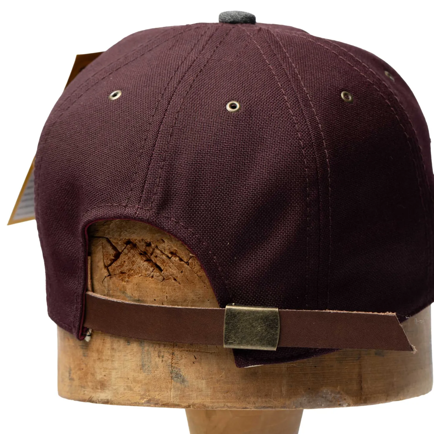 Poten Baseball Cap Poten Vintage Hopsack Baseball Cap Burgundy