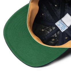 Poten Baseball Cap Poten Vintage Hopsack Baseball Cap Navy