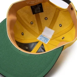 Poten Baseball Cap Poten Vintage Hopsack Baseball Cap Yellow