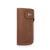 Clutch Cafe Red Moon Long Wallet Dark Tan