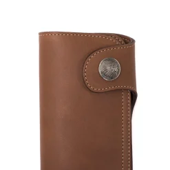 Clutch Cafe Red Moon Long Wallet Dark Tan