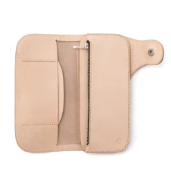 Clutch Cafe Red Moon Long Wallet Natural