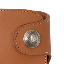 Clutch Cafe Red Moon Short Wallet Light Tan HR-01A