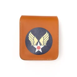 Clutch Cafe Red Moon Short Wallet U.S. Air Force Tan