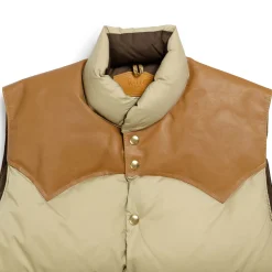 Rocky Mountain Featherbed Down Vest Tan