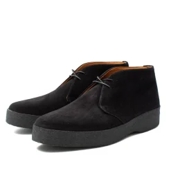 Sanders Japan Sam Chukka Black Suede