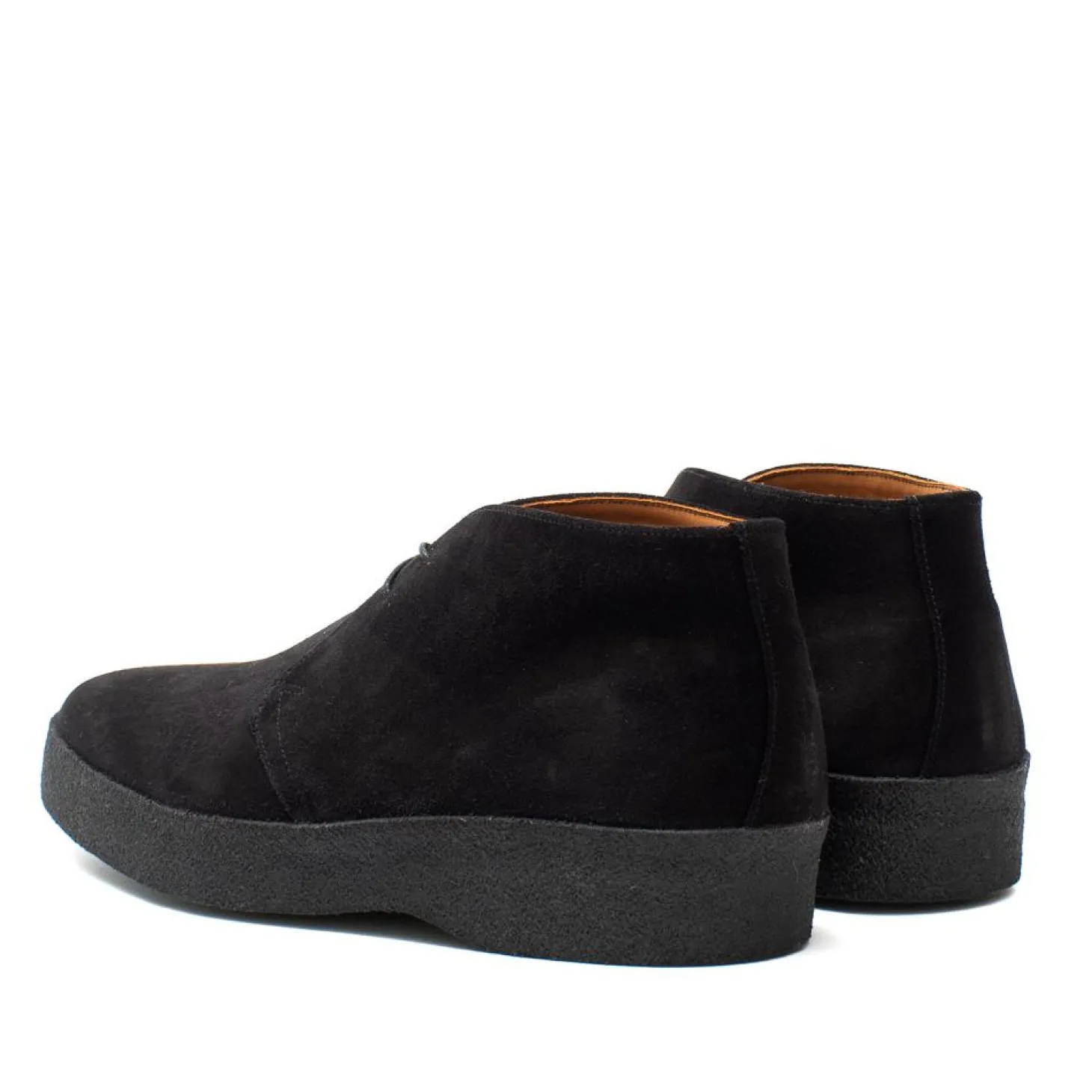 Sanders Japan Sam Chukka Black Suede
