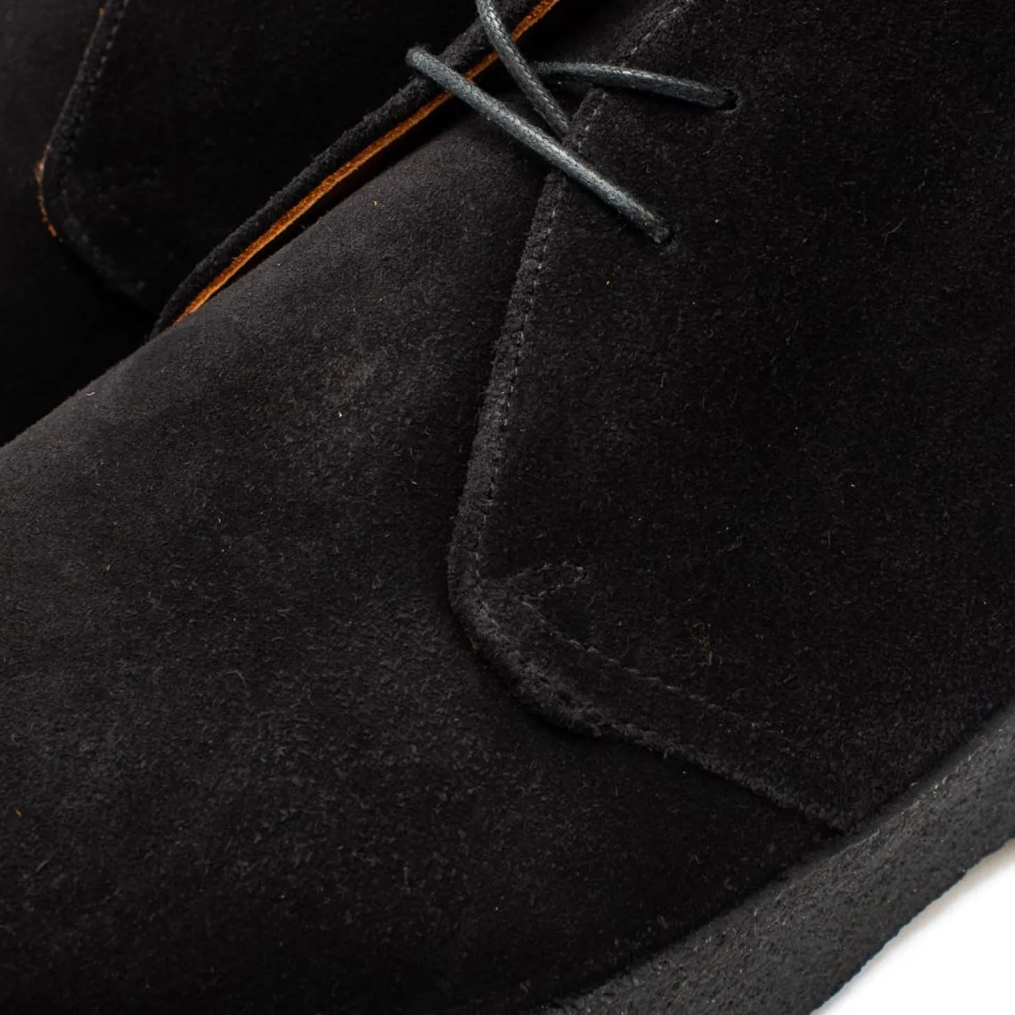 Sanders Japan Sam Chukka Black Suede