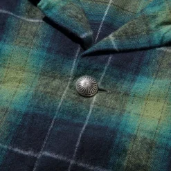 Stevenson Overall Highroller Shirt Green x Dark Green