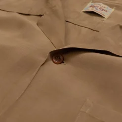 Style Eyes by Toyo Enterprise Plain Bowling S/S Shirt Brown