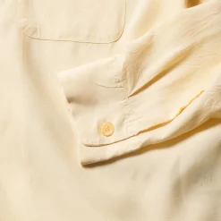 Style Eyes by Toyo Enterprise Plain Rayon Bowling Shirt Off White