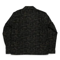 Style Eyes Splash Flannel Sport Shirt Black