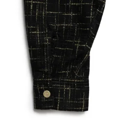 Style Eyes Splash Flannel Sport Shirt Black