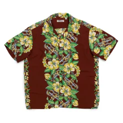 Sun Surf Blessing Gift From Hawaii Hawaiian Shirt Brown