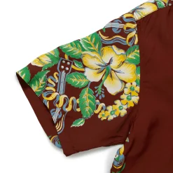 Sun Surf Blessing Gift From Hawaii Hawaiian Shirt Brown