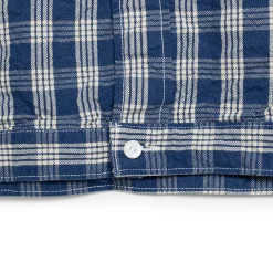 Sun Surf by Union Supply Palaka Check Shirt Navy (One Wash)