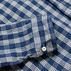 Sun Surf by Union Supply Palaka Check Shirt Navy (One Wash)