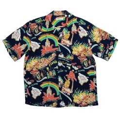 Sun Surf History Of The Islands Hawaiian Shirt Navy
