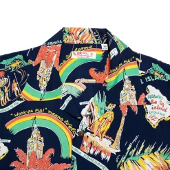 Sun Surf History Of The Islands Hawaiian Shirt Navy
