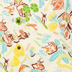 Sun Surf Symbol of The Islands Hawaiian Off White