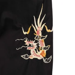 Tailor Toyo Cotton Vietnam Map Jacket Black