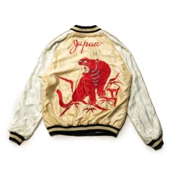 Tailor Toyo Sukajan Red Tiger x Gold Dragon Jacket