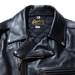 The Real McCoy's Buco J-24 Leather Jacket Black