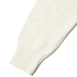 The Real McCoy's Cotton Crewneck Sweater Ecru