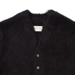 The Real McCoy's Joe McCoy Mohair Cardigan Black