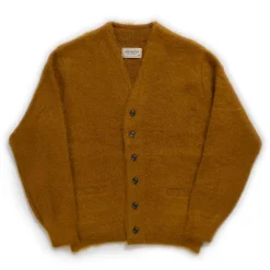 The Real McCoy's Joe McCoy Mohair Cardigan Mustard
